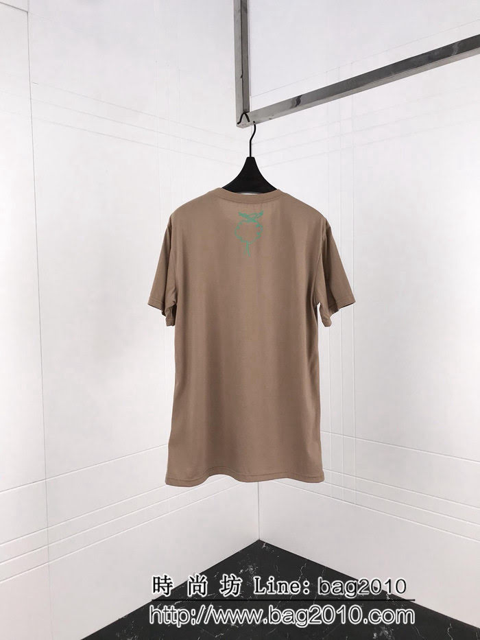 BURBERRY巴寶莉 19早春新款 老佛爺限定款 塗鴉印花短袖T-shirt 數碼印花刺繡 男女同款 ydi2523